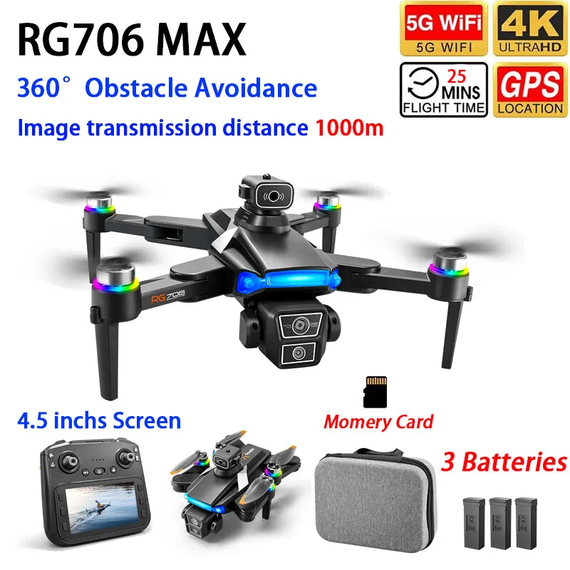RG706MAX ドローン GPS 5G WIFI FPV  - Drone Gps Mount のレビューと価格