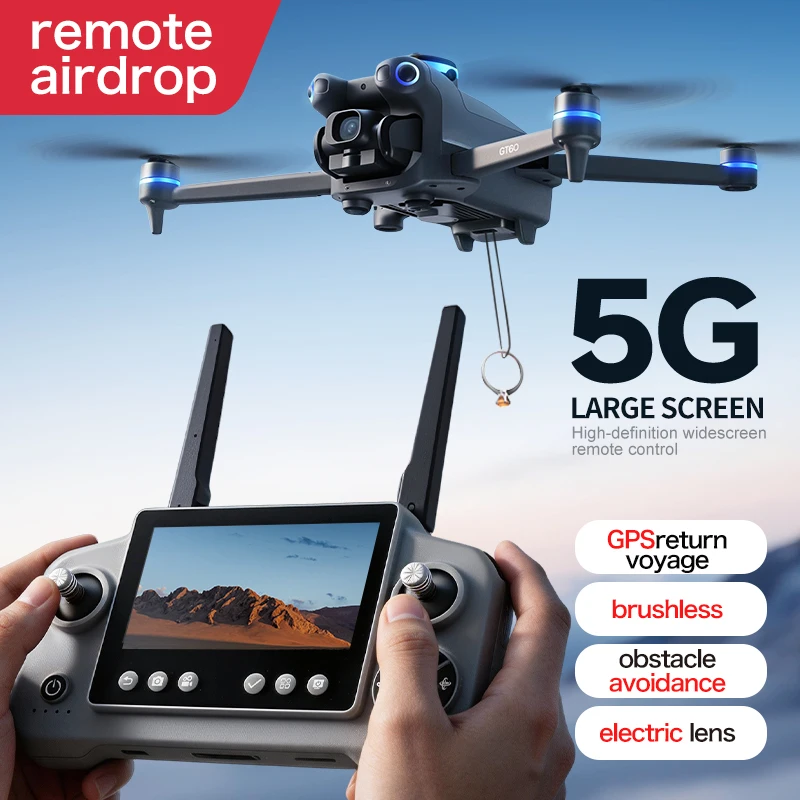 GT60 4K/6K/8Kカメラ搭載GPSドローン – 5G - Drone Gps Mount のレビューと価格