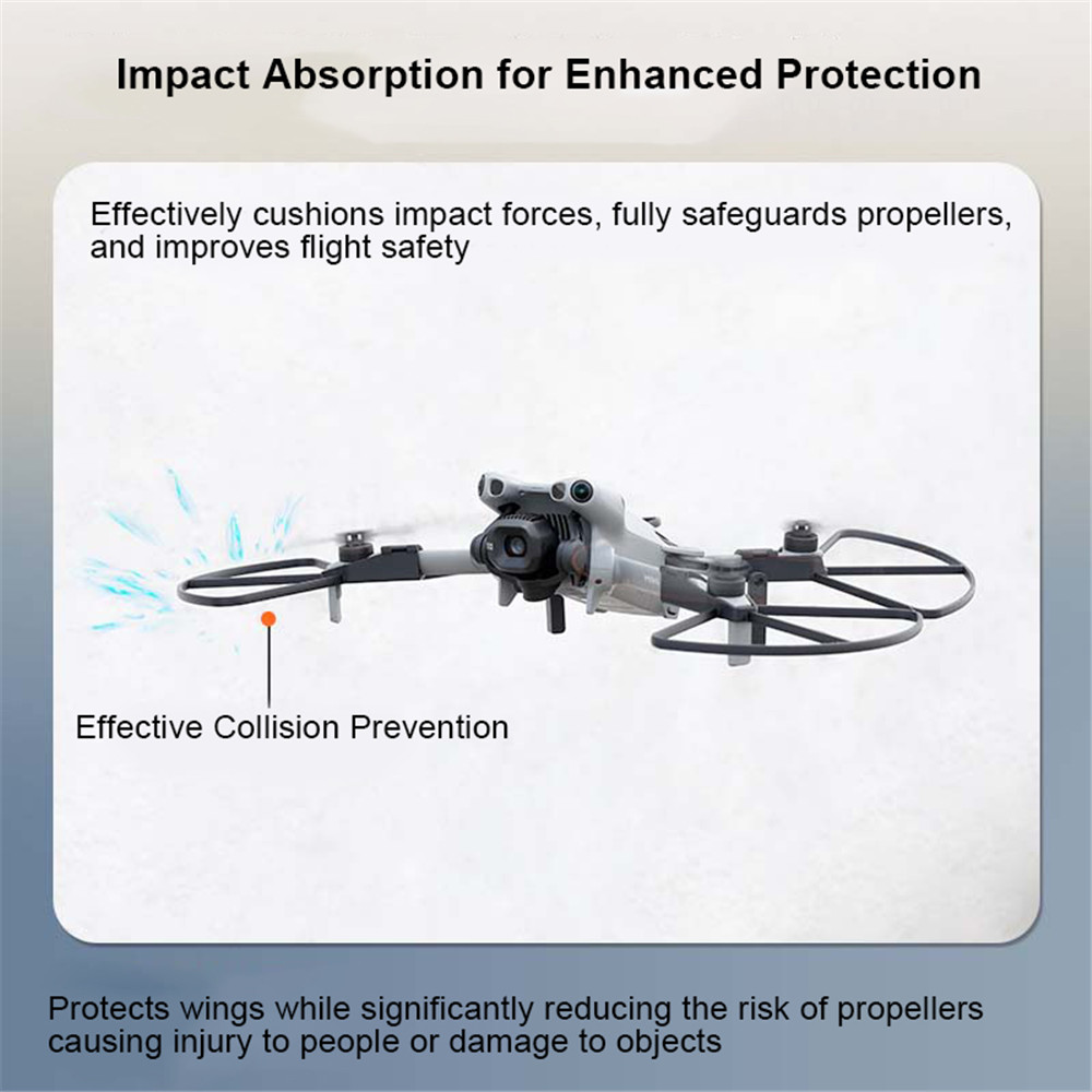 DJI Mini 5 Pro用保護バンパーリング ドローンプ - Drone Propeller Guard のレビューと価格